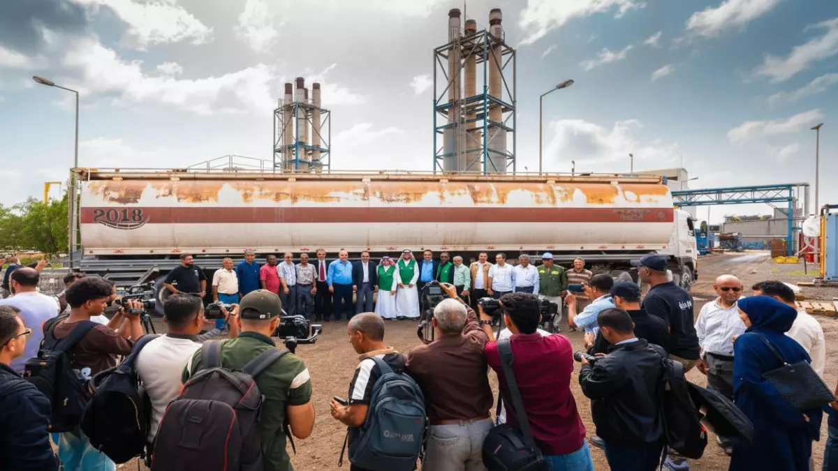 عاجل: السعودية تضخ 339 مليون لتر وقود مجاني لإنارة 70 محطة كهرباء في اليمن - مليار و900 مليون ريال دعم!