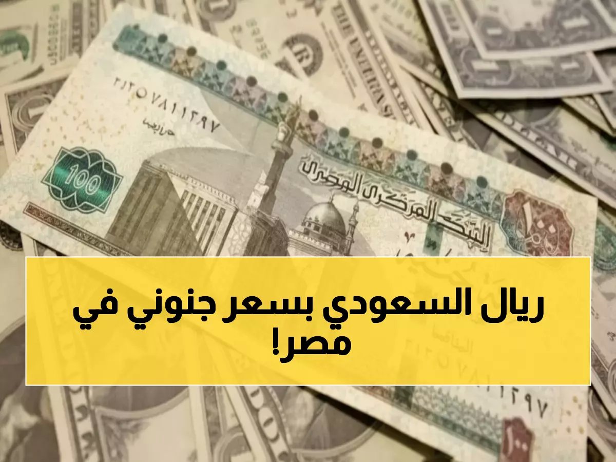  أسعار الريال السعودي تسجل 12.59 جنيه في مصر - البنوك تتنافس والفوارق صادمة!