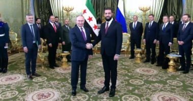 بوتين يشيد بدور الشرع فى استعادة وحدة سوريا ويؤكد دعم موسكو لإعادة الإعمار