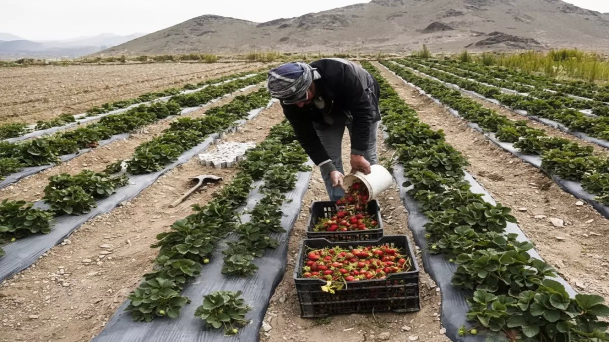 عاجل: معجزة زراعية في قلب الحرب... الفراولة اليمنية تغزو الأسواق وتهزم المستوردة!