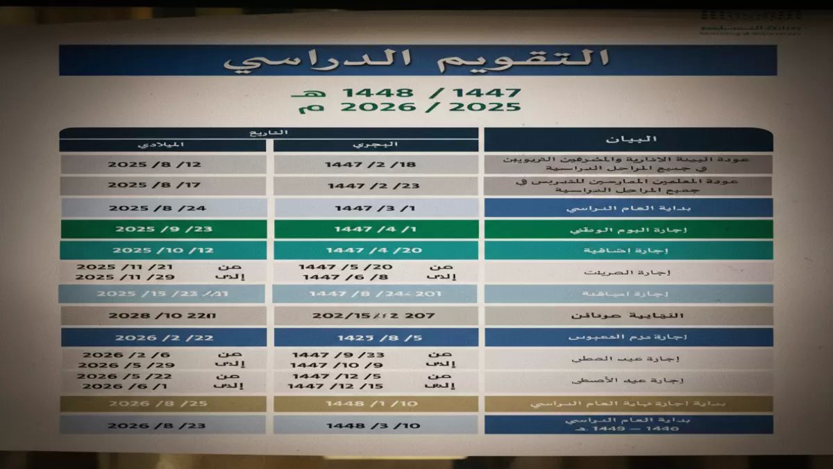 رسمي: السعودية تعلن مواعيد دراسية ثورية في رمضان 2026… الطلاب يحتفلون والأهالي في فرحة عارمة!