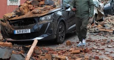 مصرع 6 أشخاص بالبرتغال بسبب العاصفة كريستين والحكومة تعلن حالة الكوارث.. فيديو