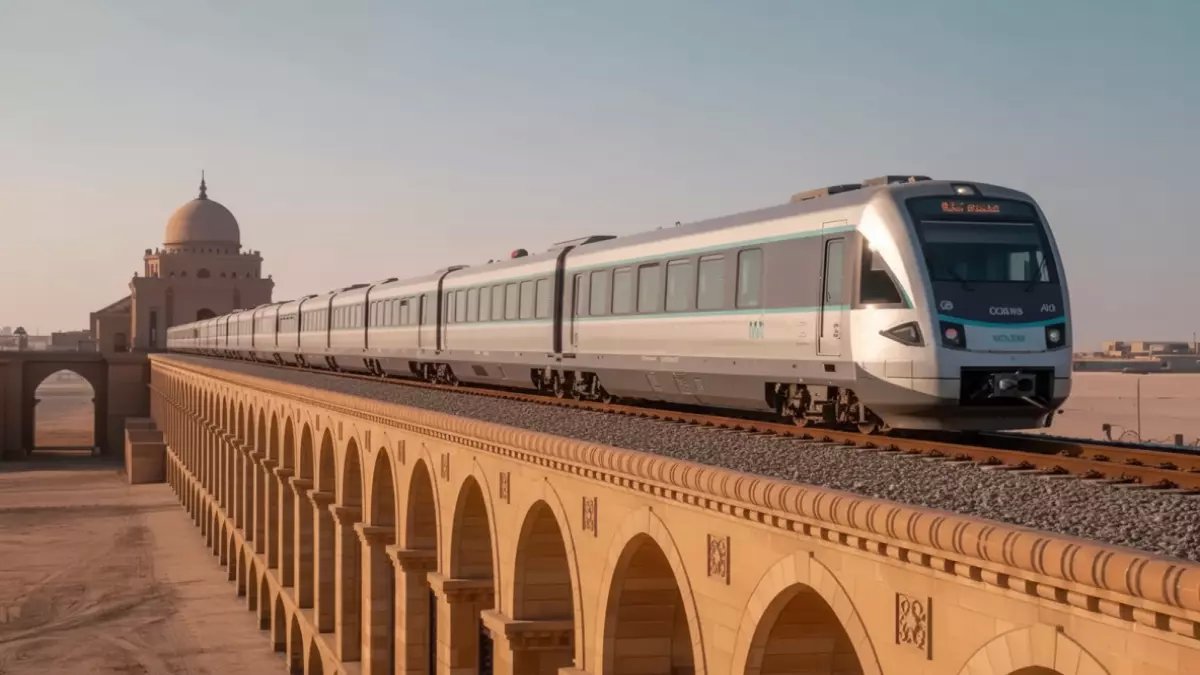 الصحراء، رمز الاتساع، تستعد لاستقبال ضيوفها الأندر على الإطلاق... 66 مقعدًا فقط في قطار 'رؤية 2030' الذي سيمتد 1300 كم.