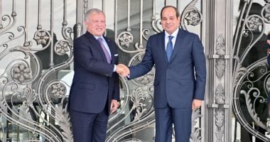 الرئيس السيسى وملك الأردن يؤكدان ضرورة التنفيذ الكامل لاتفاق وقف الحرب فى غزة وتنفيذ خطة ترامب