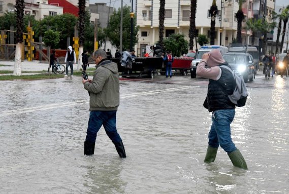 فيضانات المغرب مدينة القصر الكبير فيضانات المغرب مدينة القصر الكبير