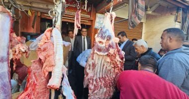 الزراعة: ضبط 209 أطنان لحوم غير صالحة وتحرير 1003 محاضر