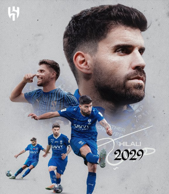 الهلال السعودي يجدد عقد نيفيز