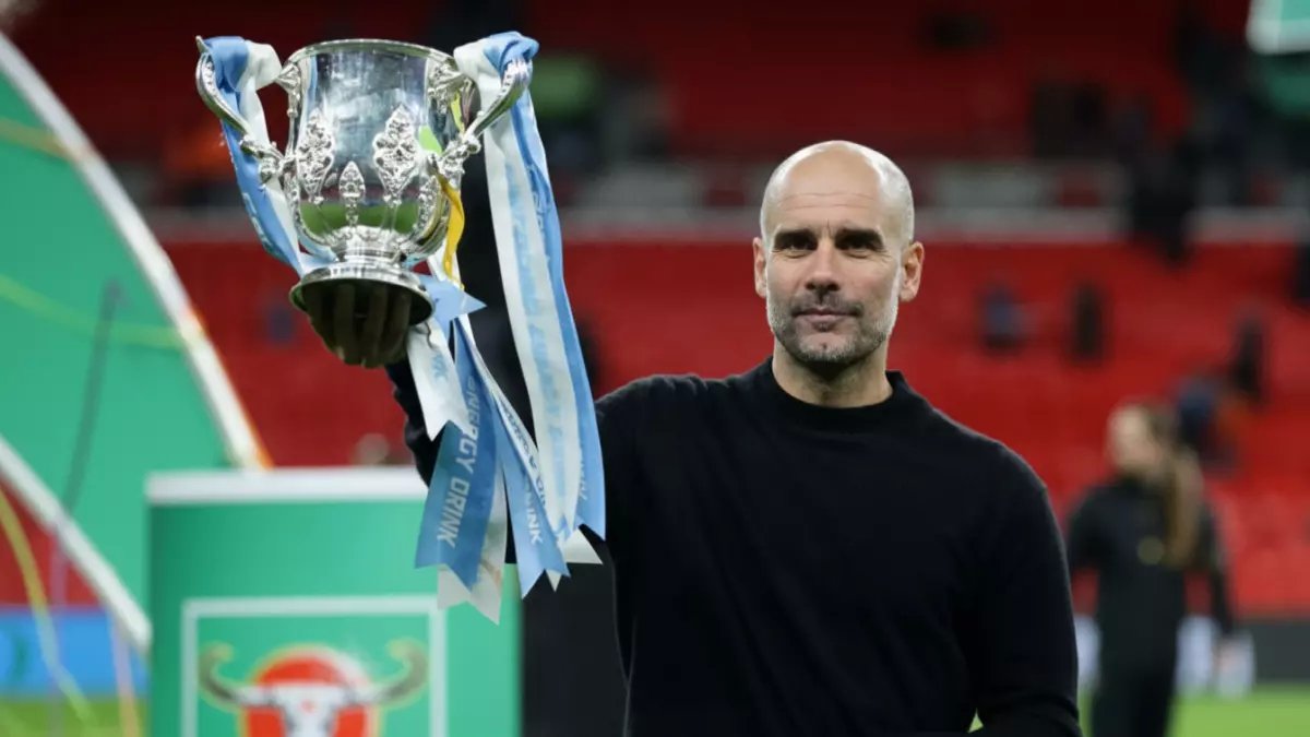 عاجل: بيب غوارديولا يحطم رقماً قياسياً تاريخياً... 22 مباراة في ويمبلي تهز إنجلترا!