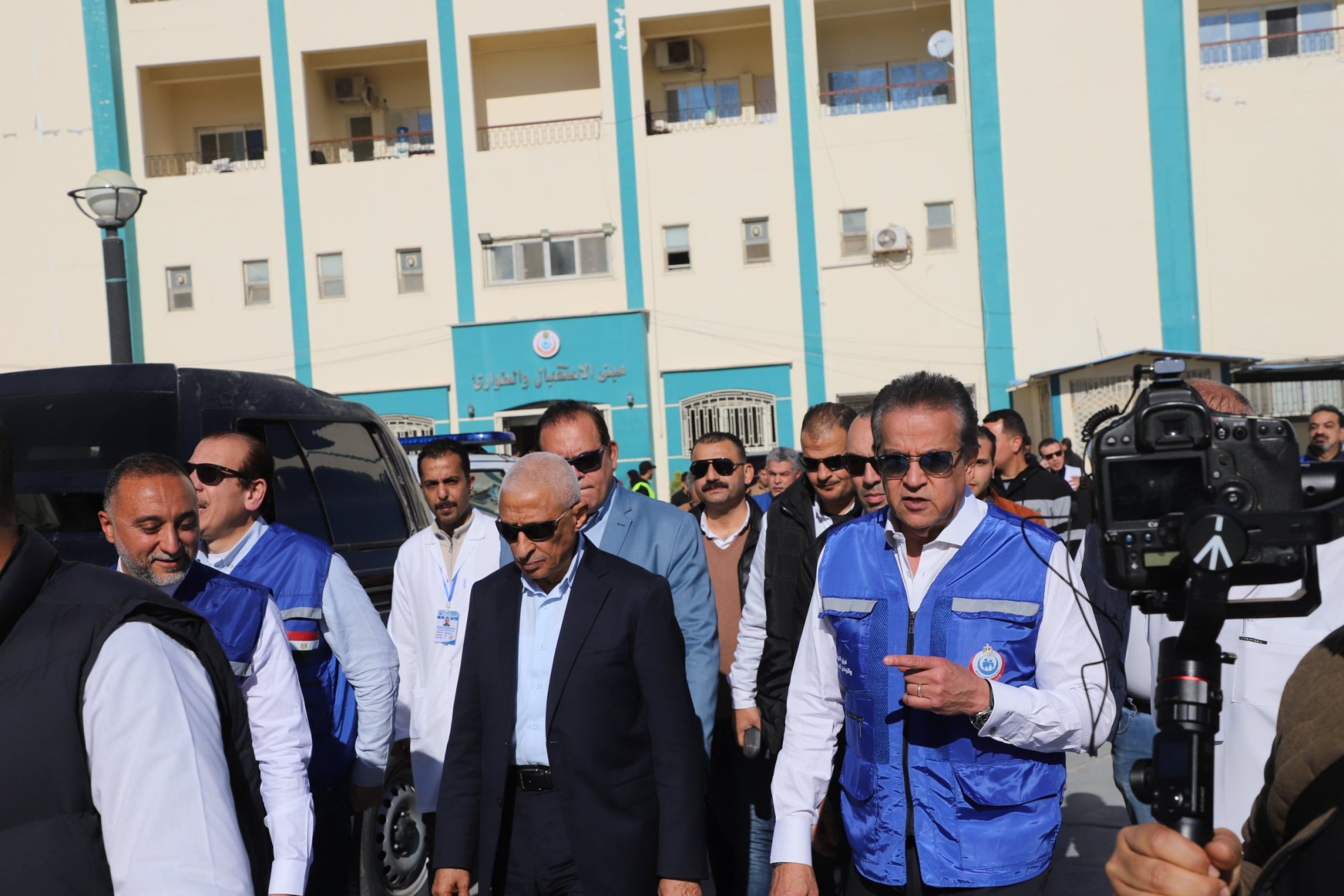 وزير الصحة ومحافظ شمال سيناء 