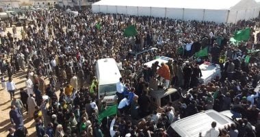 حضور مهيب فى جنازة سيف الإسلام القذافي وسط مطالب بالقصاص.. فيديو