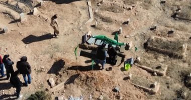 شاهد أول صور لقبر سيف الإسلام القذافى فى بني وليد