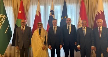 وزير الخارجية يبحث مع رئيس وزراء سلوفينيا التطورات الإقليمية والدولية