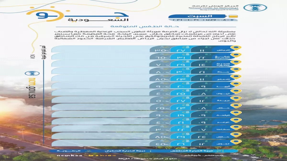عاجل: رياح عاصفة تضرب السعودية اليوم - أمواج تصل لمترين وسرعة رياح 50 كم/س!