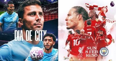 ليفربول ضد مان سيتي.. صلاح ومرموش يتصدران الغلاف الرسمي لقمة البريميرليج