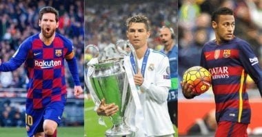 أساطير صناعة الأهداف فى دوري أبطال أوروبا.. رونالدو يتصدر وميسي ثالثًا