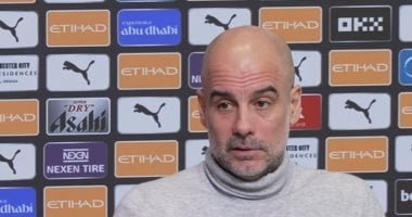 جوارديولا: أرسنال يحقق فارقا تاريخيا فى الدورى وخوسانوف ليس شكسبير