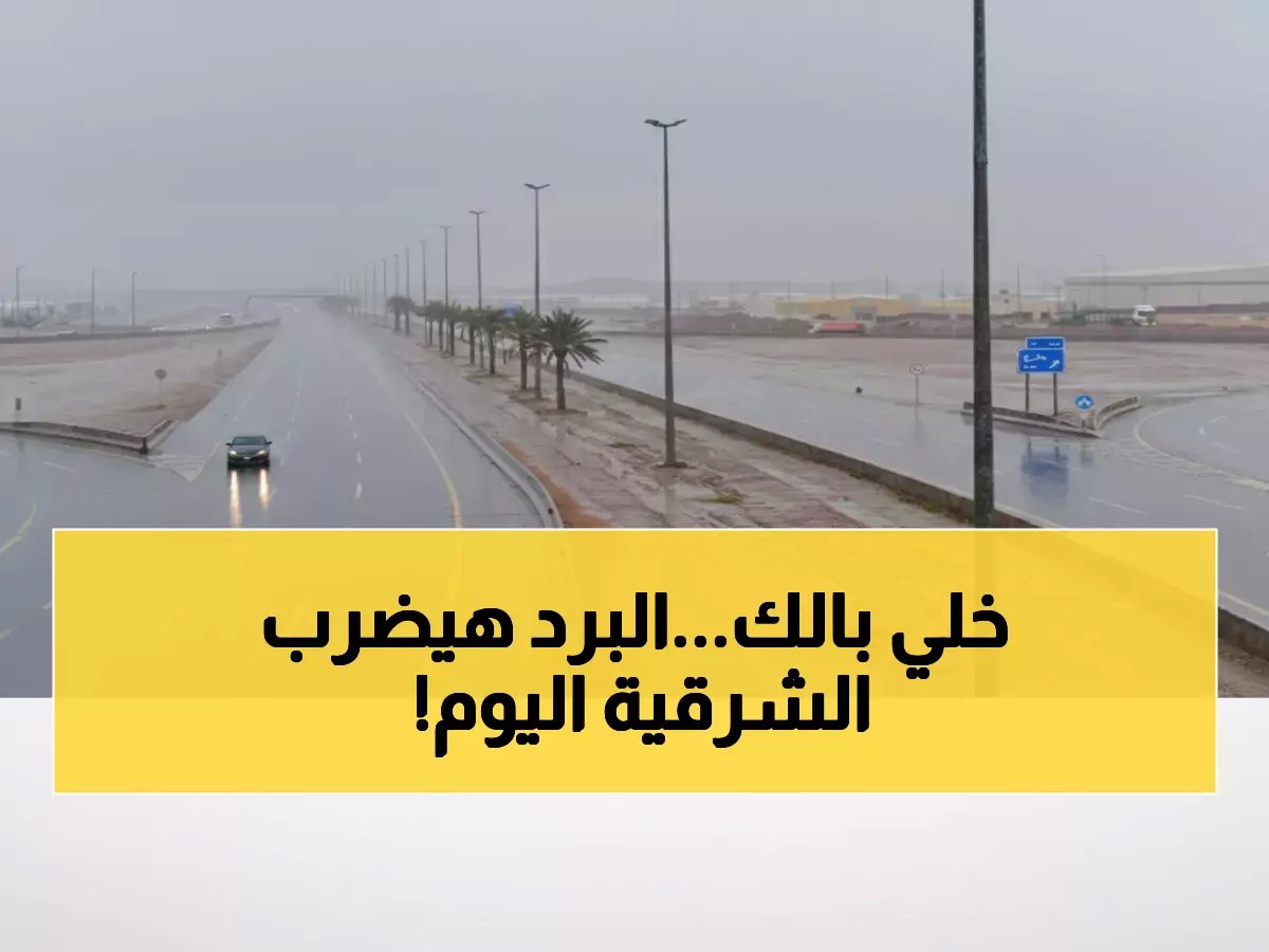  عاصفة رعدية قادمة خلال ساعات تضرب الشرقية بالبرد والأمطار الغزيرة!