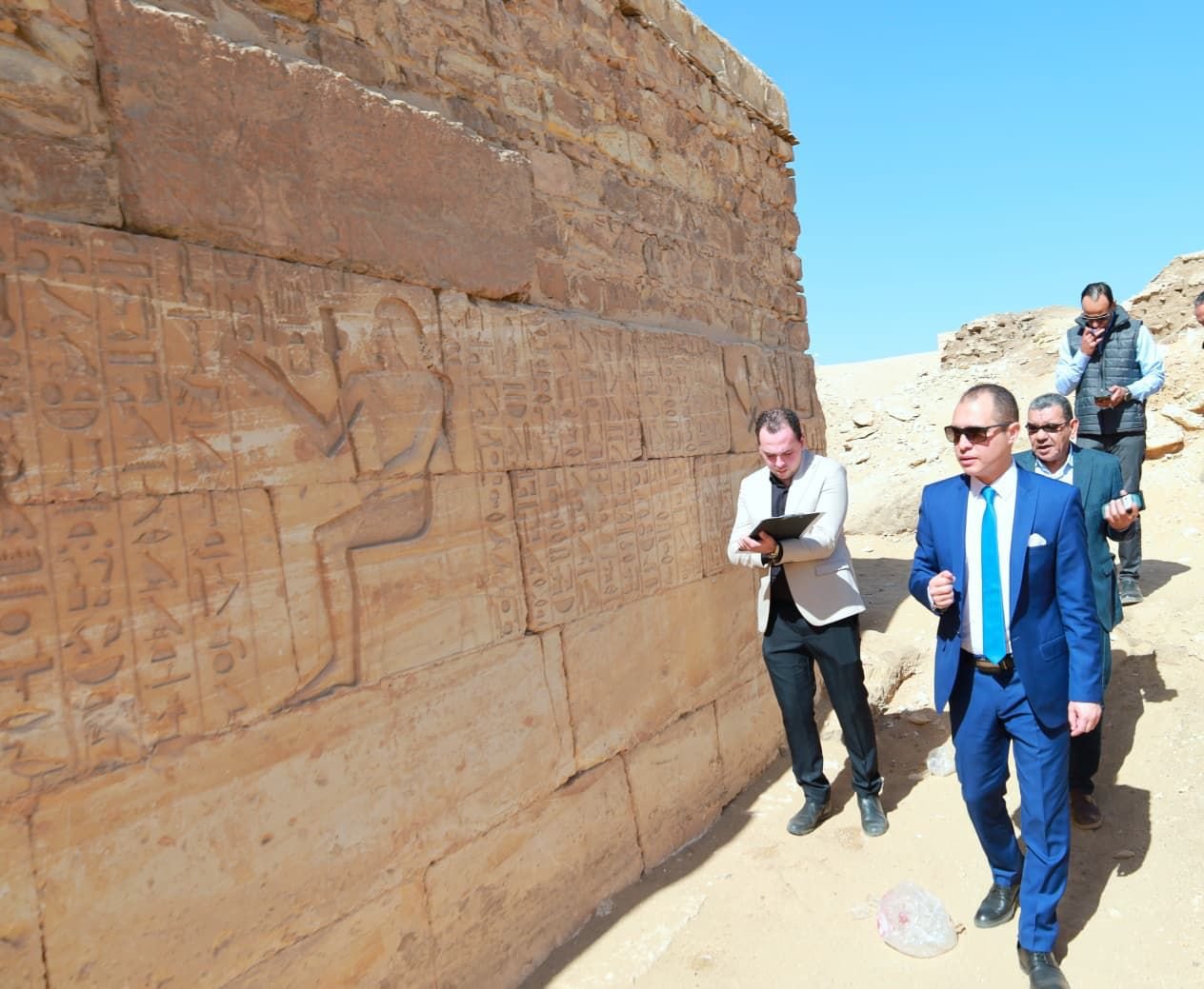 النيابة الإدارية تُعاين مقبرة «خنتي كا» بسقارة وتُصدر قرارات عاجلة (3)