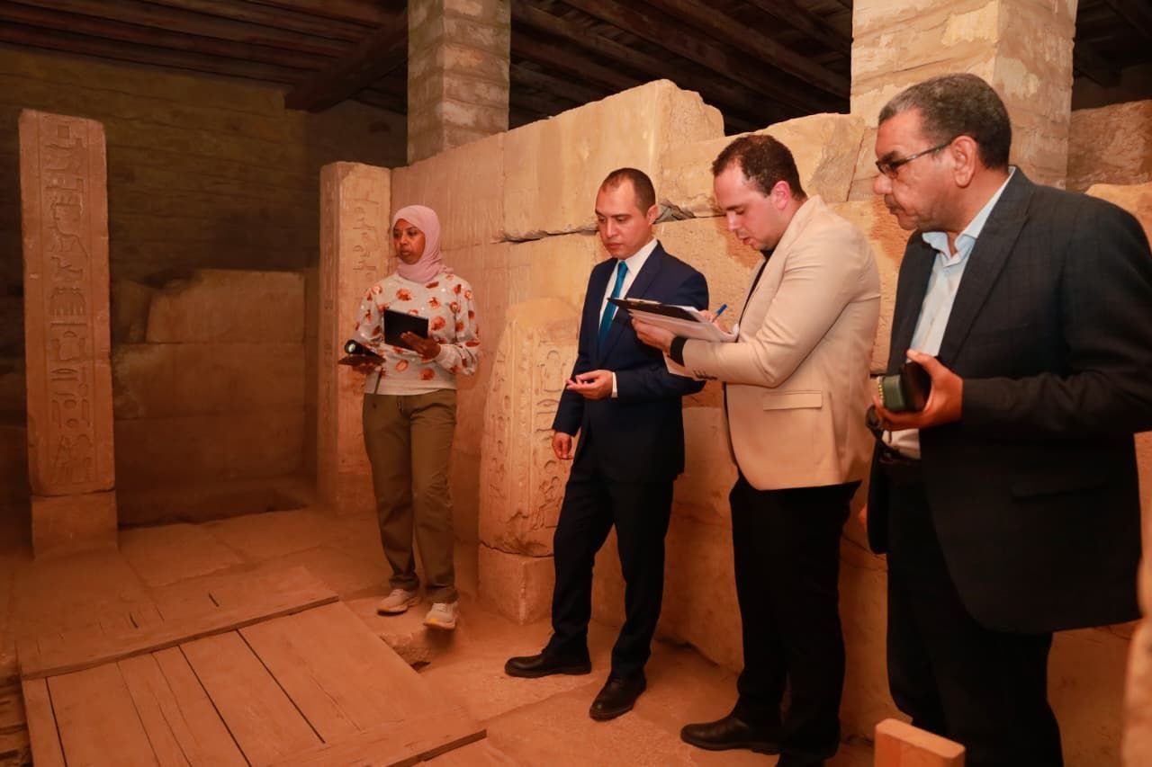 النيابة الإدارية تُعاين مقبرة «خنتي كا» بسقارة وتُصدر قرارات عاجلة (2)