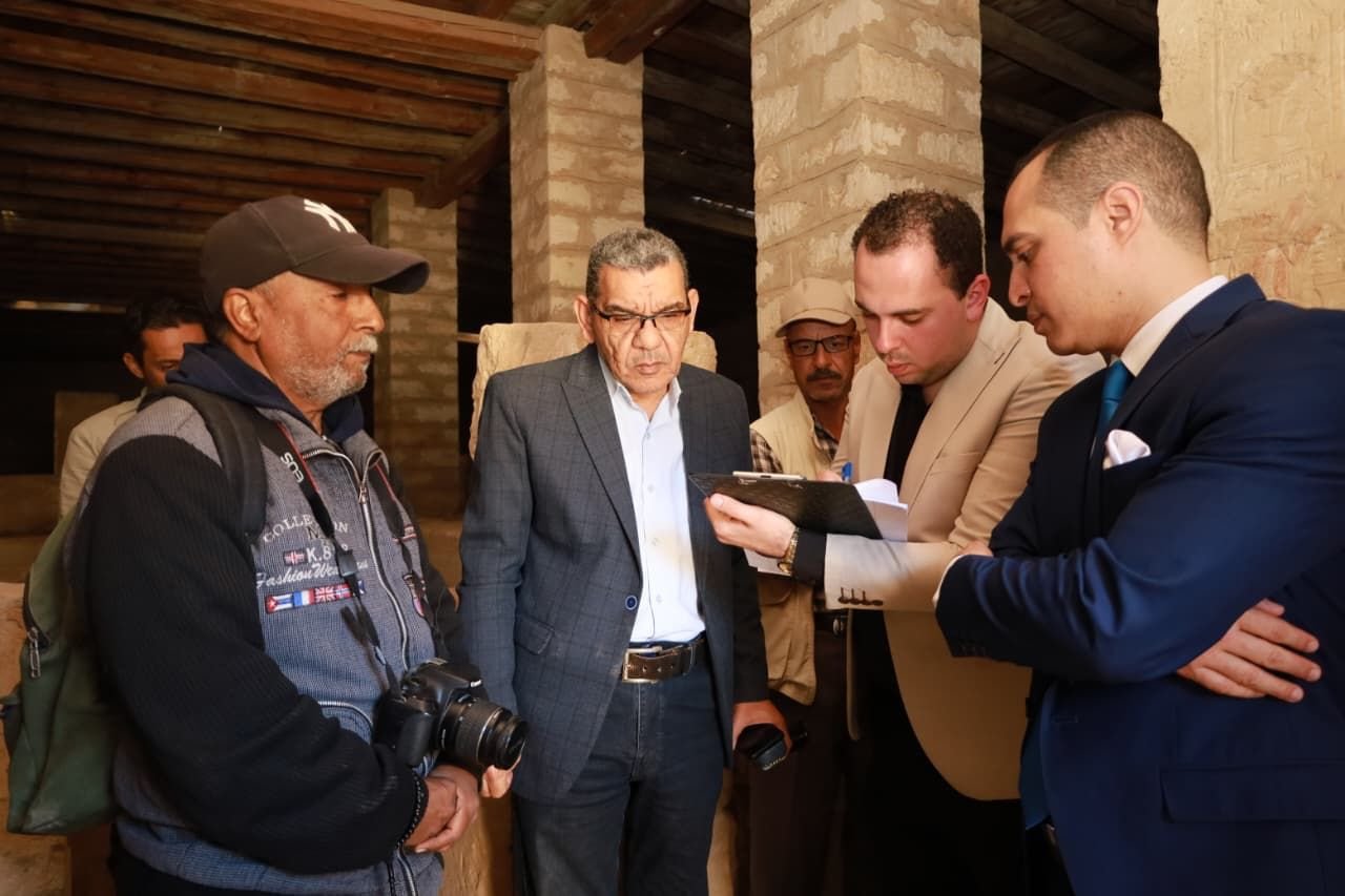 النيابة الإدارية تُعاين مقبرة «خنتي كا» بسقارة وتُصدر قرارات عاجلة (5)