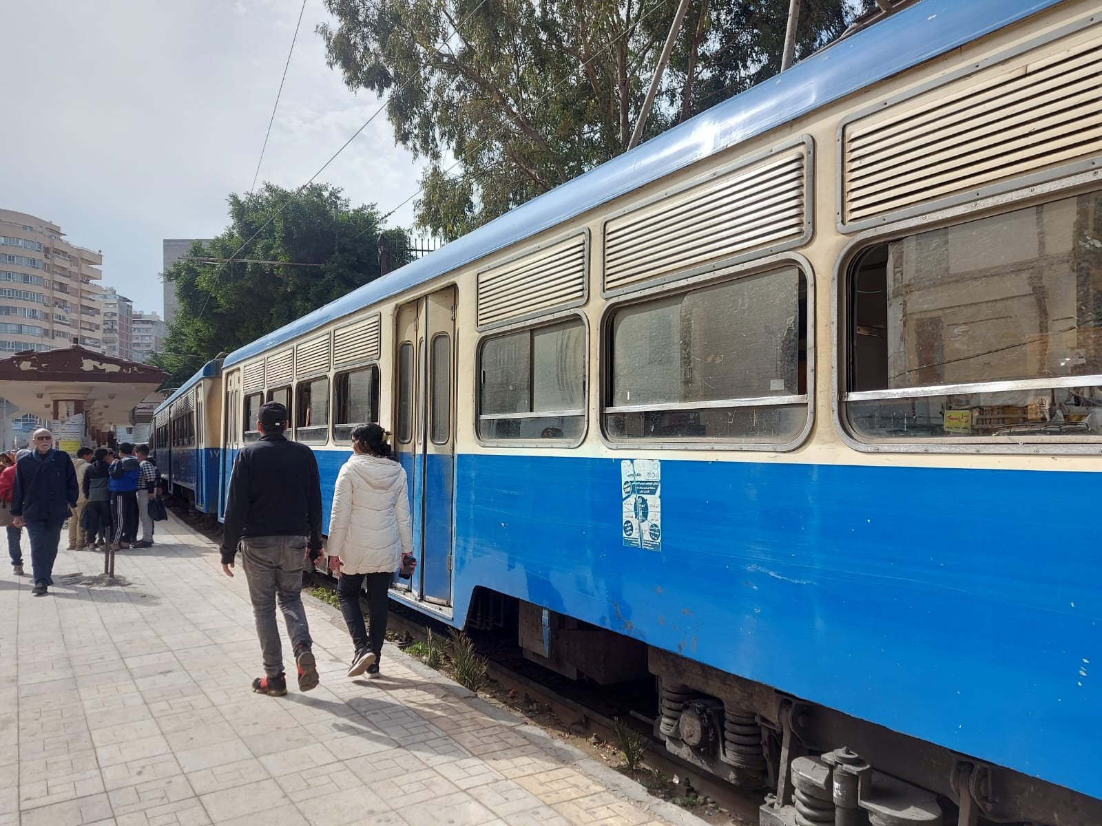 ايقاف ترام الرمل للتطوير