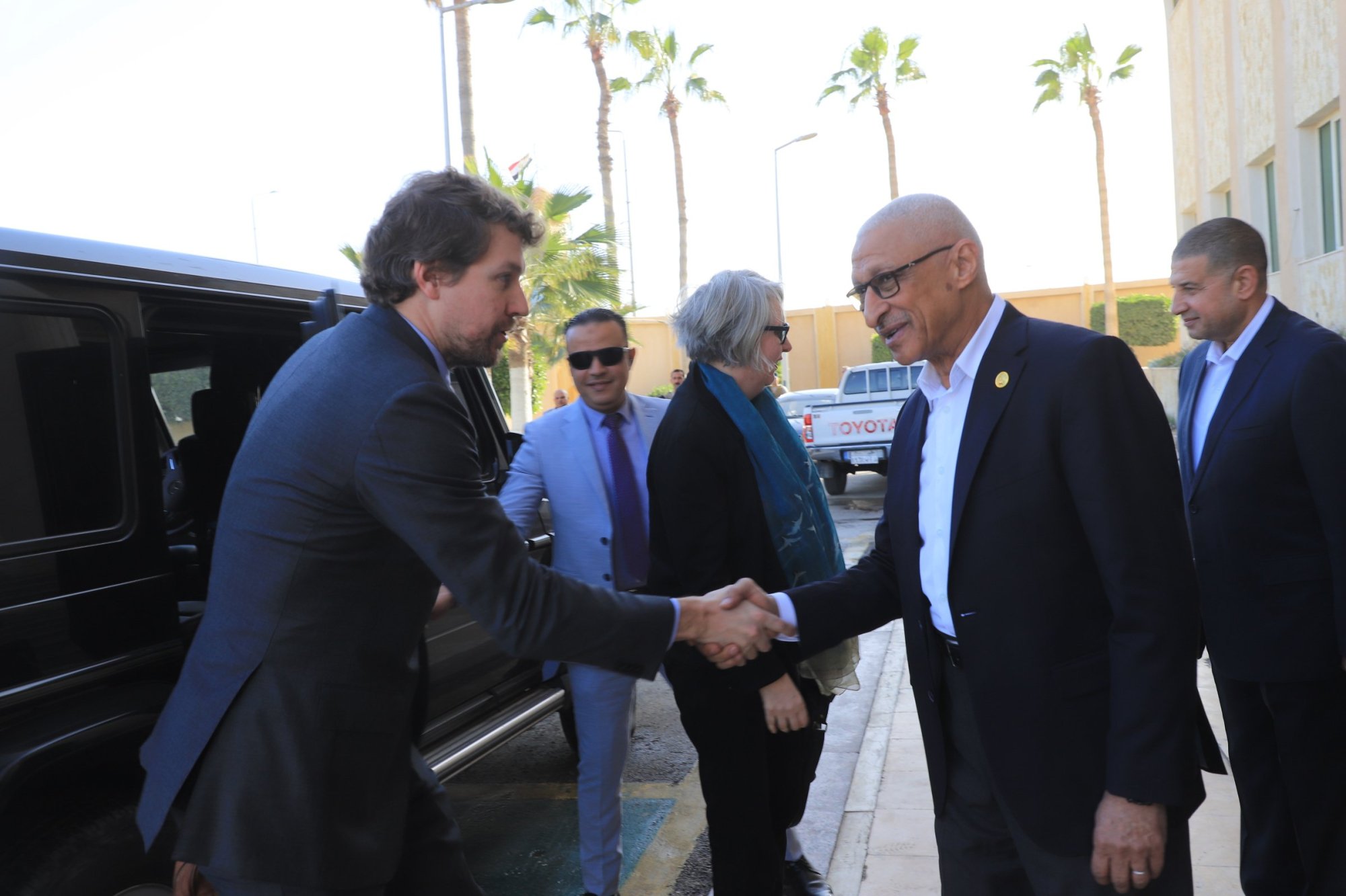 جانب من الاستقبال 