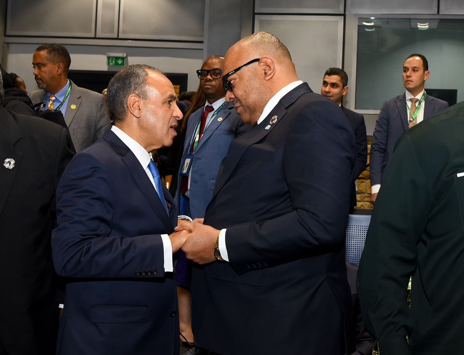 وزير الخارجية مع نظرائه الأفارقة 3