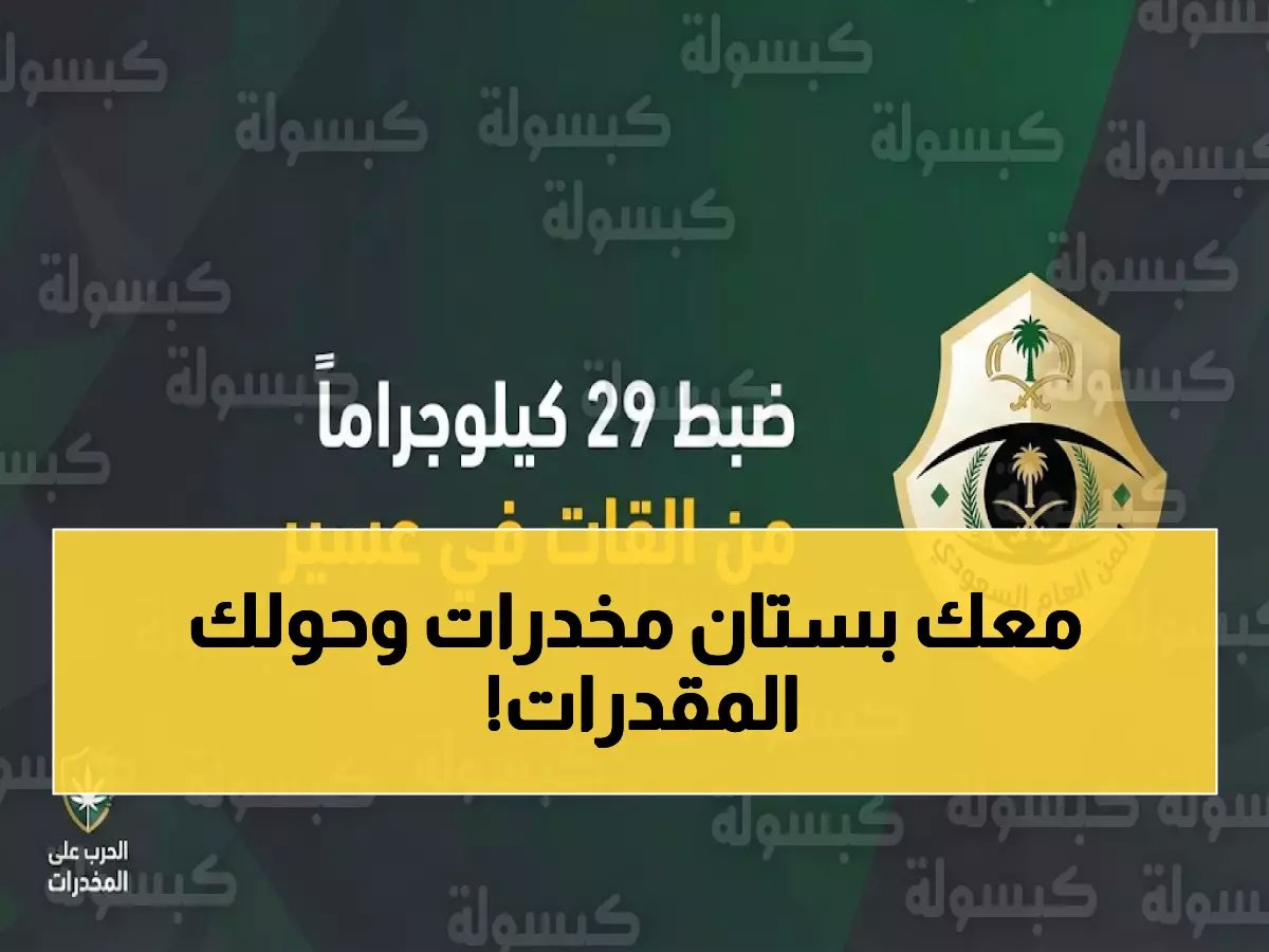  القبض على مواطن في عسير بحوزته 29 كيلوجراماً من القات المخدر - المبلغ قد يصل لملايين الريالات!