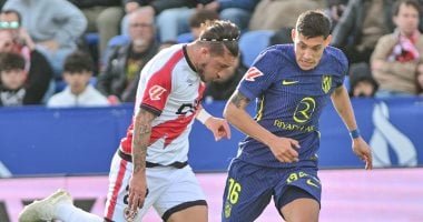 رايو فاليكانو يتقدم على أتلتيكو مدريد 2-0 فى الشوط الأول بالليجا