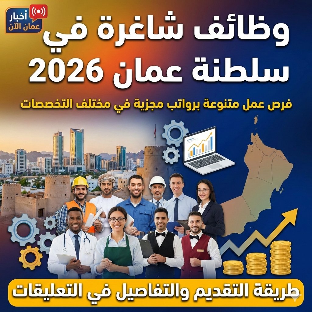 وظائف شاغرة في سلطنة عمان 2026 | فرص عمل متنوعة برواتب مجزية في مختلف التخصصات