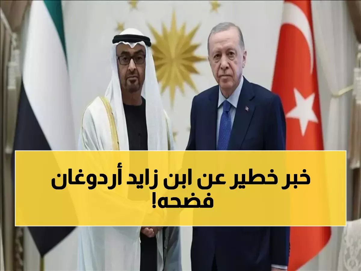  أردوغان يكشف حقيقة صحة بن زايد... والرئاسة الإماراتية تحذف البيان رسمياً!