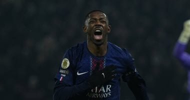 عثمان ديمبيلي يتصدر قائمة باريس سان جيرمان لمواجهة موناكو بدوري الأبطال