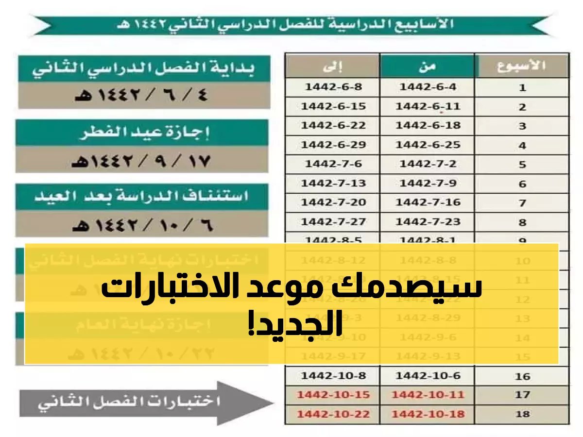  وزارة التعليم تحدد موعد صادم لاختبارات رمضان… هل ستبدأ فور انتهاء يوم التأسيس؟