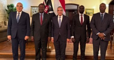 وزير الخارجية يبحث مع وزراء كينيين تعزيز التعاون بإدارة الموارد المائية