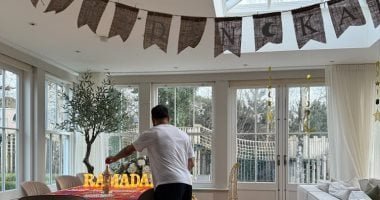 محمد صلاح يحتفل بشهر رمضان الكريم