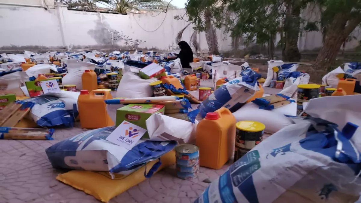 للعام الثامن: فريق We Can يحقق إنجازاً إنسانياً مؤثراً في حضرموت بـ88 سلة رمضانية!