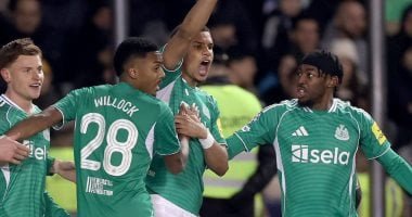 كاراباج ضد نيوكاسل يونايتد.. الماكبايس يضرب بخماسية في الشوط الأول