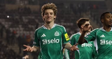 نيوكاسل يكتسح كاراباج 6-1 فى ليلة أنتوني جوردون ويضع قدمًا فى ثمن نهائى الأبطال