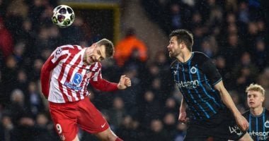 أتلتيكو مدريد يفرط فى الفوز ويكتفي بالتعادل 3-3 أمام كلوب بروج بدوري الأبطال