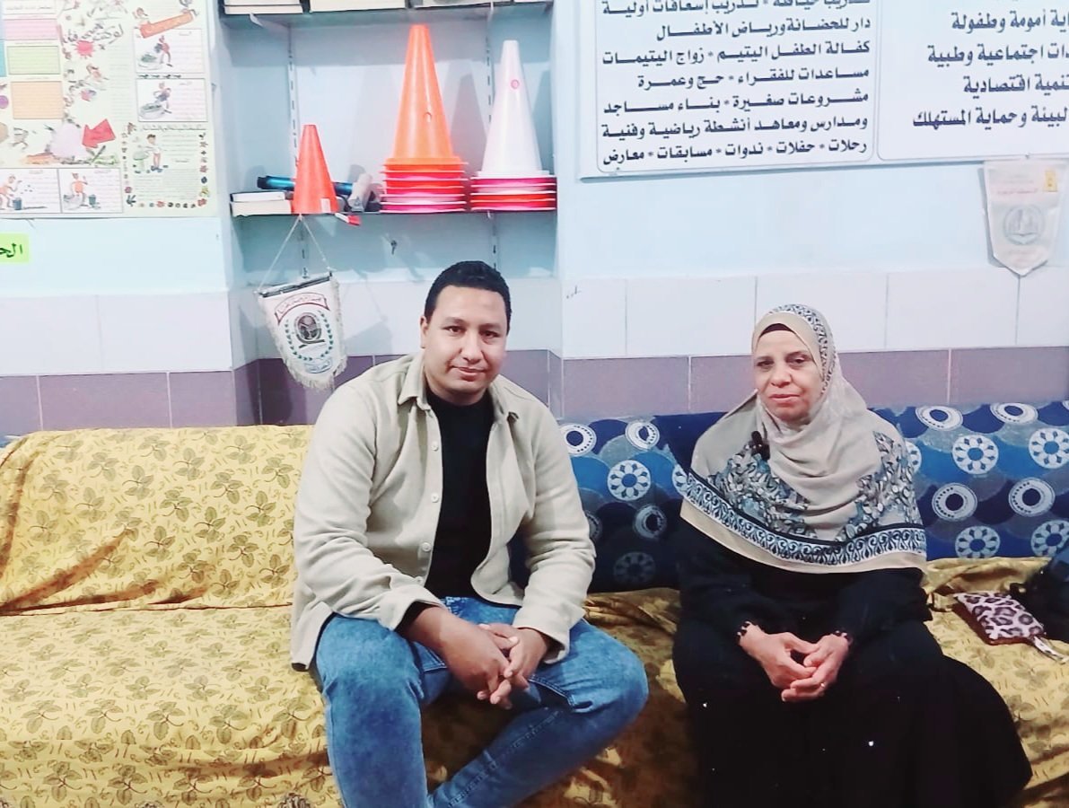 مراسل اليوم السابع مع الحاجة منصورة