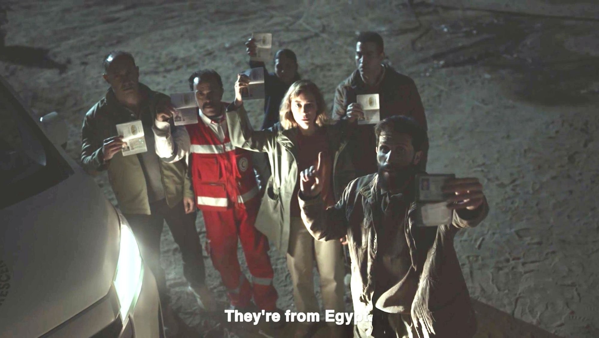 مشهد من مسلسل صحاب الأرض