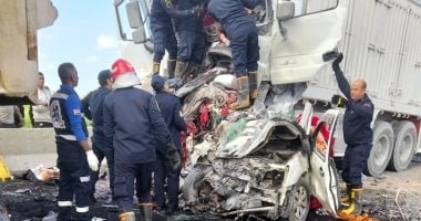 أسماء ضحايا حادث محور 30 يونيو ببورسعيد بعد مصرع 18 شخصا وإصابة 3