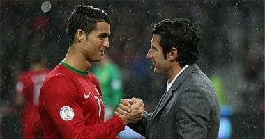 لويس فيجو عن مقارنته بكريستيانو رونالدو: لا أشعر بالغيرة وهو من لعب معى