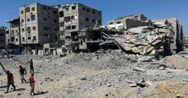 غارات إسرائيلية تستهدف شرق مدينة خان يونس جنوب قطاع غزة وقصف حى التفاح