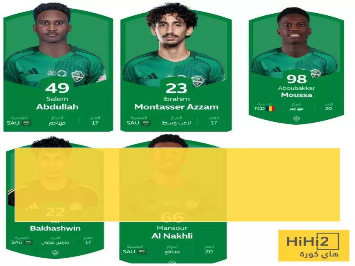  الأهلي يضم 5 مواهب ذهبية للفريق الأول... أصغرهم 17 عاماً فقط!