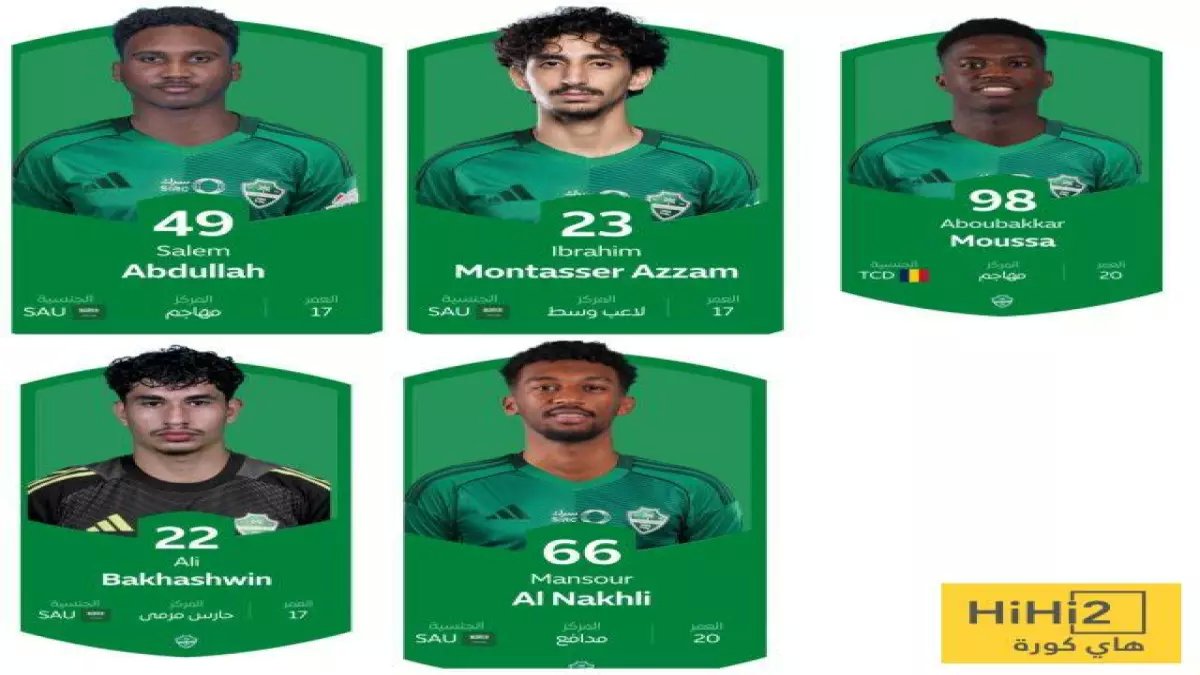 عاجل: الأهلي يضم 5 مواهب ذهبية للفريق الأول... أصغرهم 17 عاماً فقط!