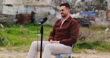 فنان فلسطينى: بكيت بعد مشاهدتى لمشهد القصف فى مسلسل صحاب الأرض