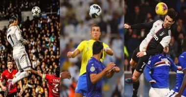 كريستيانو رونالدو ملك الضربات الرأسية فى التاريخ.. هداف من كوكب آخر