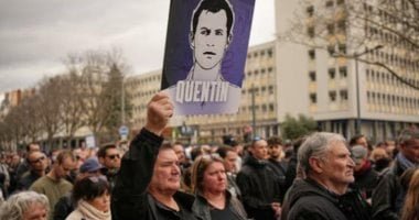 آلاف المتظاهرين يغمرون شوارع ليون الفرنسية تنديداً بمقتل ناشط شاب