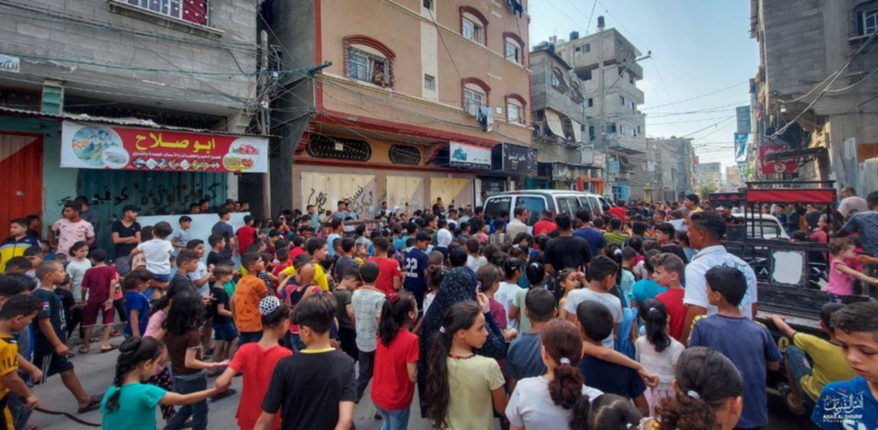 أطفال في قطاع غزة